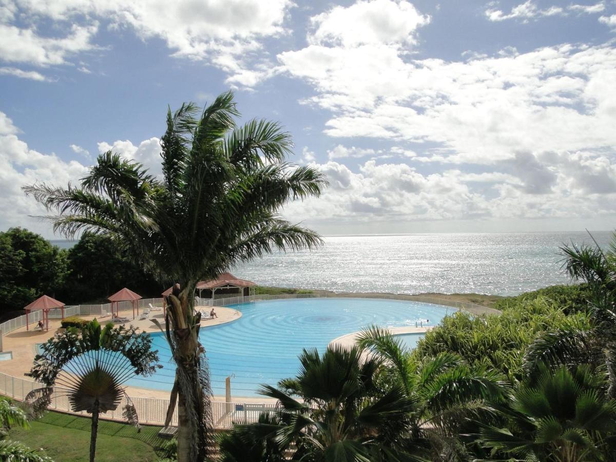 Ferienwohnung Escapades Ensoleillees - Saint-Francois - Front De Mer Et Piscine Exterior foto